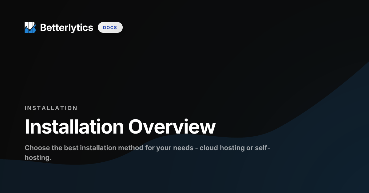 Installation Overview