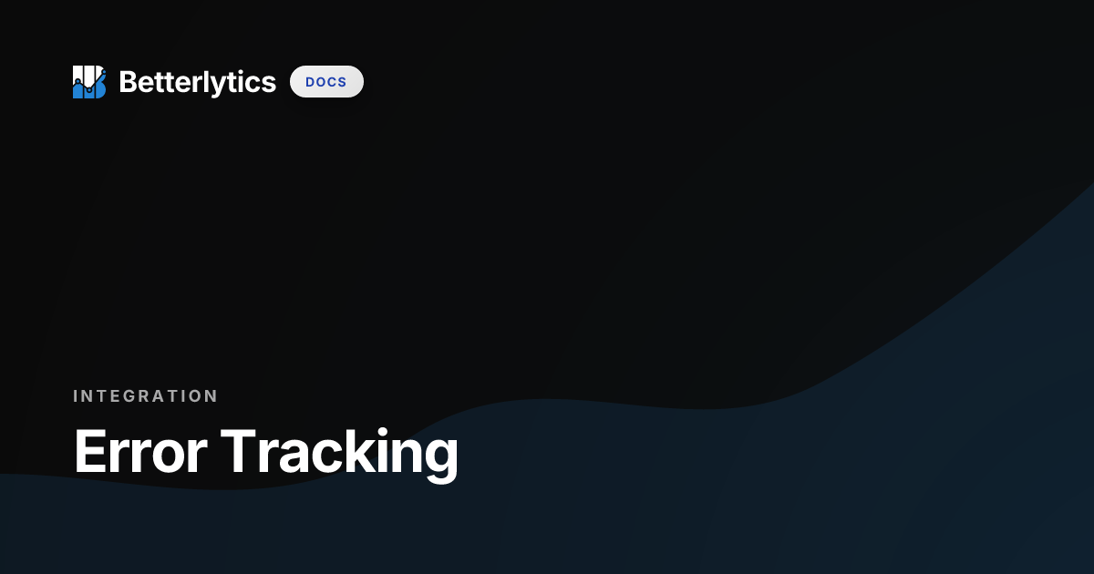 Error Tracking
